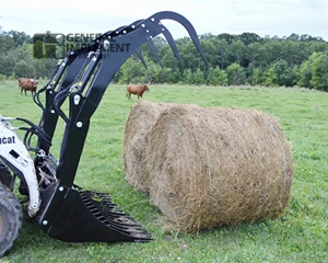 SKID STEER ROUND BALE GRAPPLE